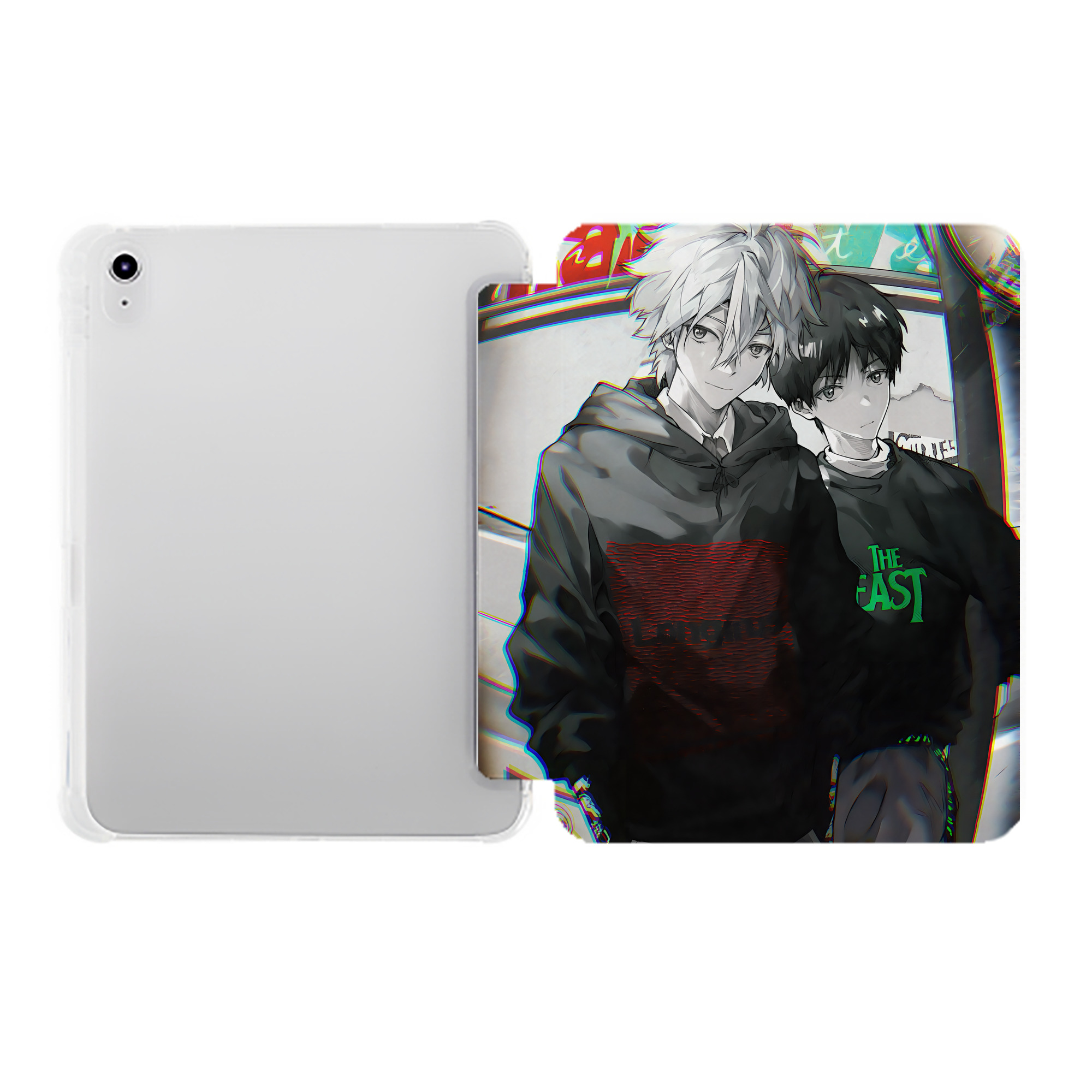 （画像用） EVA 新世紀エヴァンゲリオン IPad ケース ペン収納付き 三つ折りスタンド PUレザー×シリコン 対応機種9.5/10.5/10.9インチ